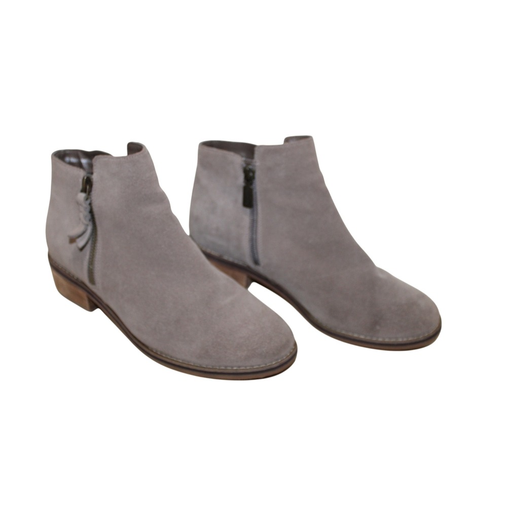 Blondo Liam Waterproof Suede Booties 9.5 Grey